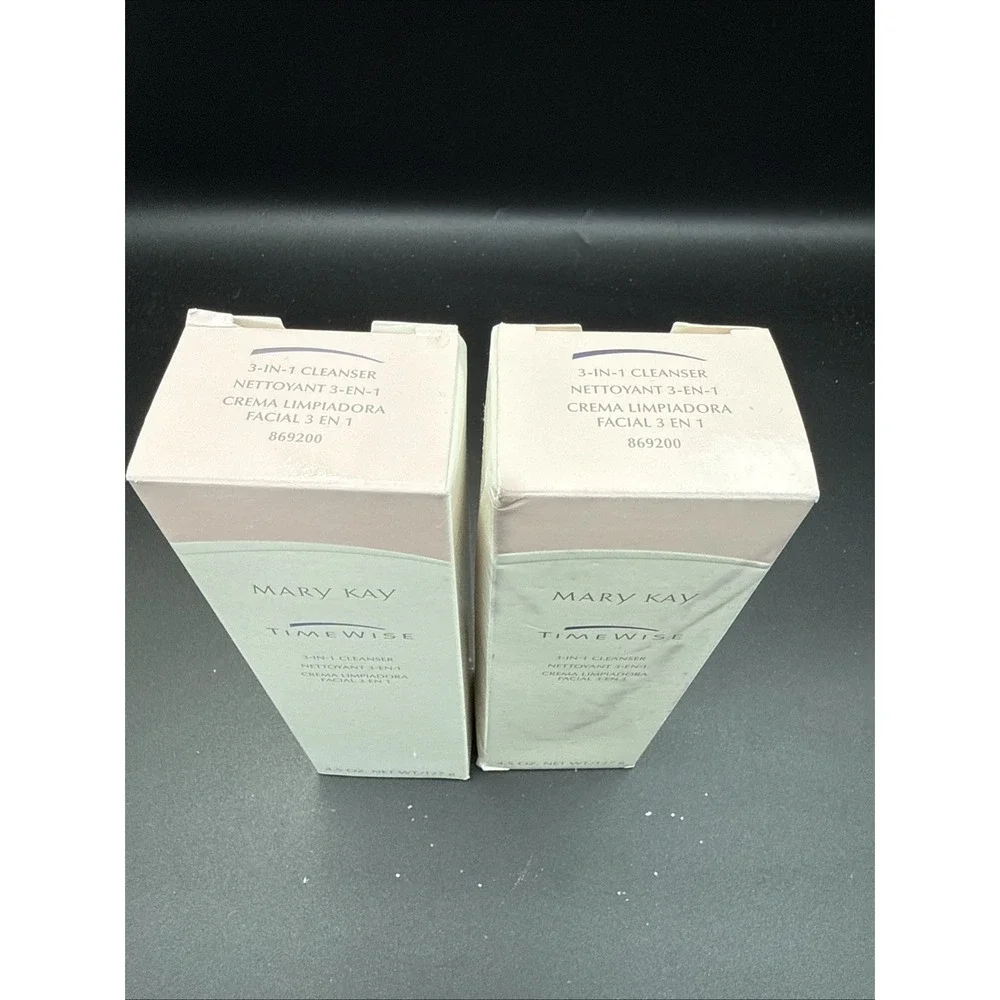 2 Mary Kay TimeWise 3-In-1 Cleanser Combination / Oily  4.5 oz New in Box 869200